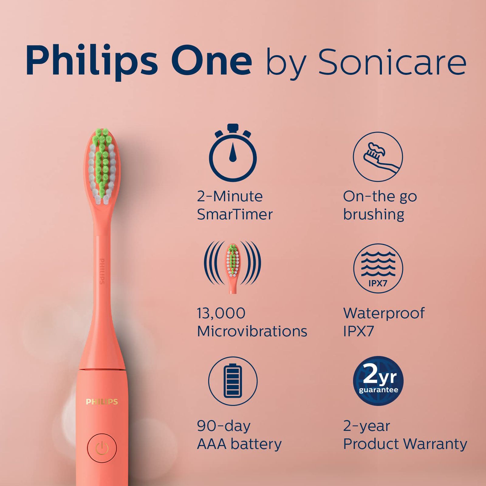 Are Sonicare Toothbrushes Waterproof Buy PHILIPS Sonicare Electric Toothbrush for Adults (IPX7 Waterproof